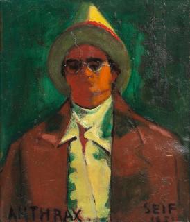 Seif Wanly - Self-Portrait in Anthrax