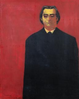 Seif Wanly - Self-Portrait On Red