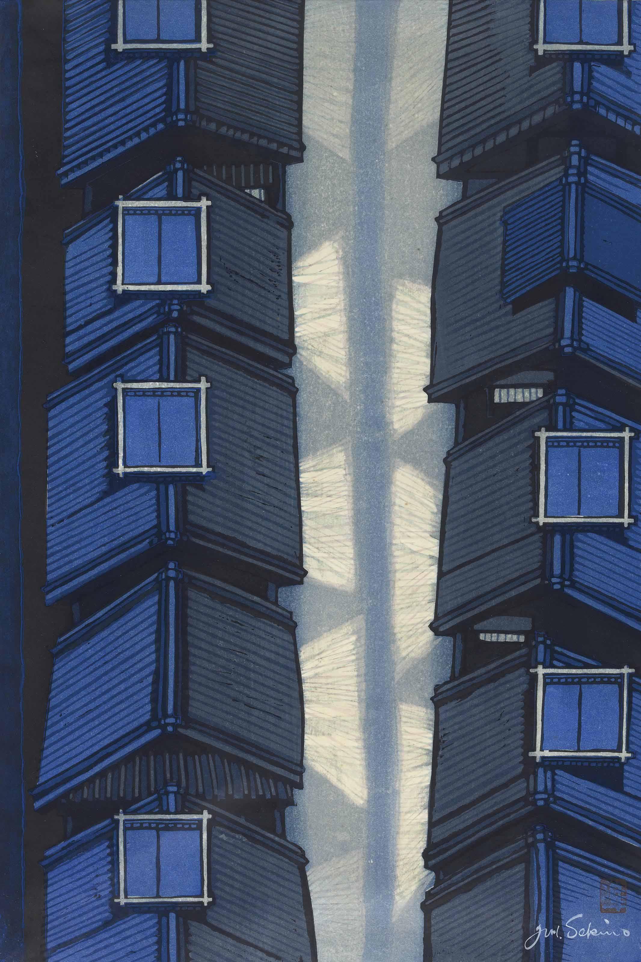 Sekino Jun\'Ichiro - Blue Rooftops