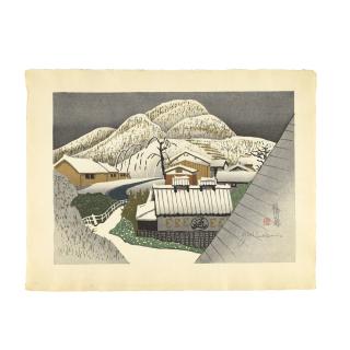 Sekino Jun\'ichirō - Four Oversized Woodblock Prints