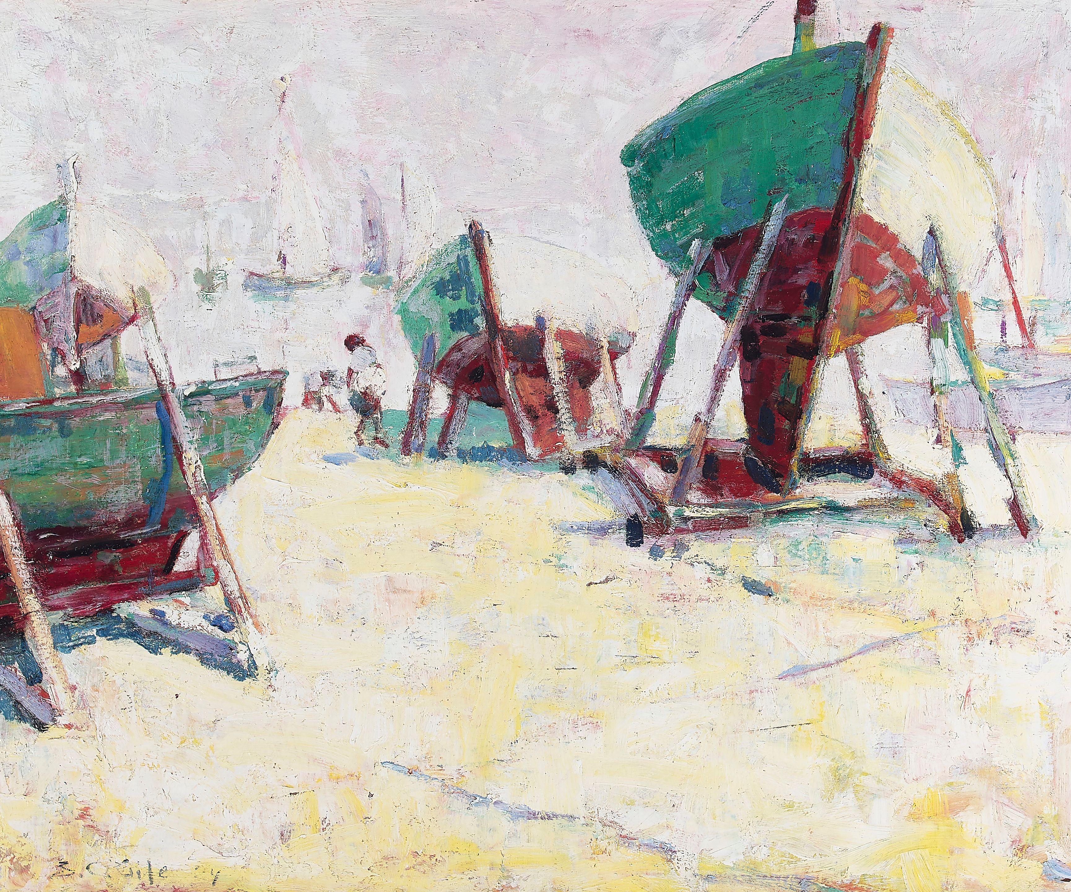 Selden Connor Gile - Boats in Dry Docks