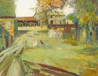 Selden Connor Gile - Farm Scene (Walnut Creek)