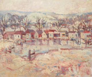 Selden Connor Gile - Houses on the Belvedere Lagoon