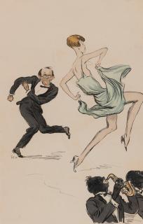 Sem - 26 plates from Album 27, White Bottoms, 1927 (Various sizes.)