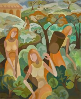 Senaka Senanayake - Untitled (Tea Pickers)