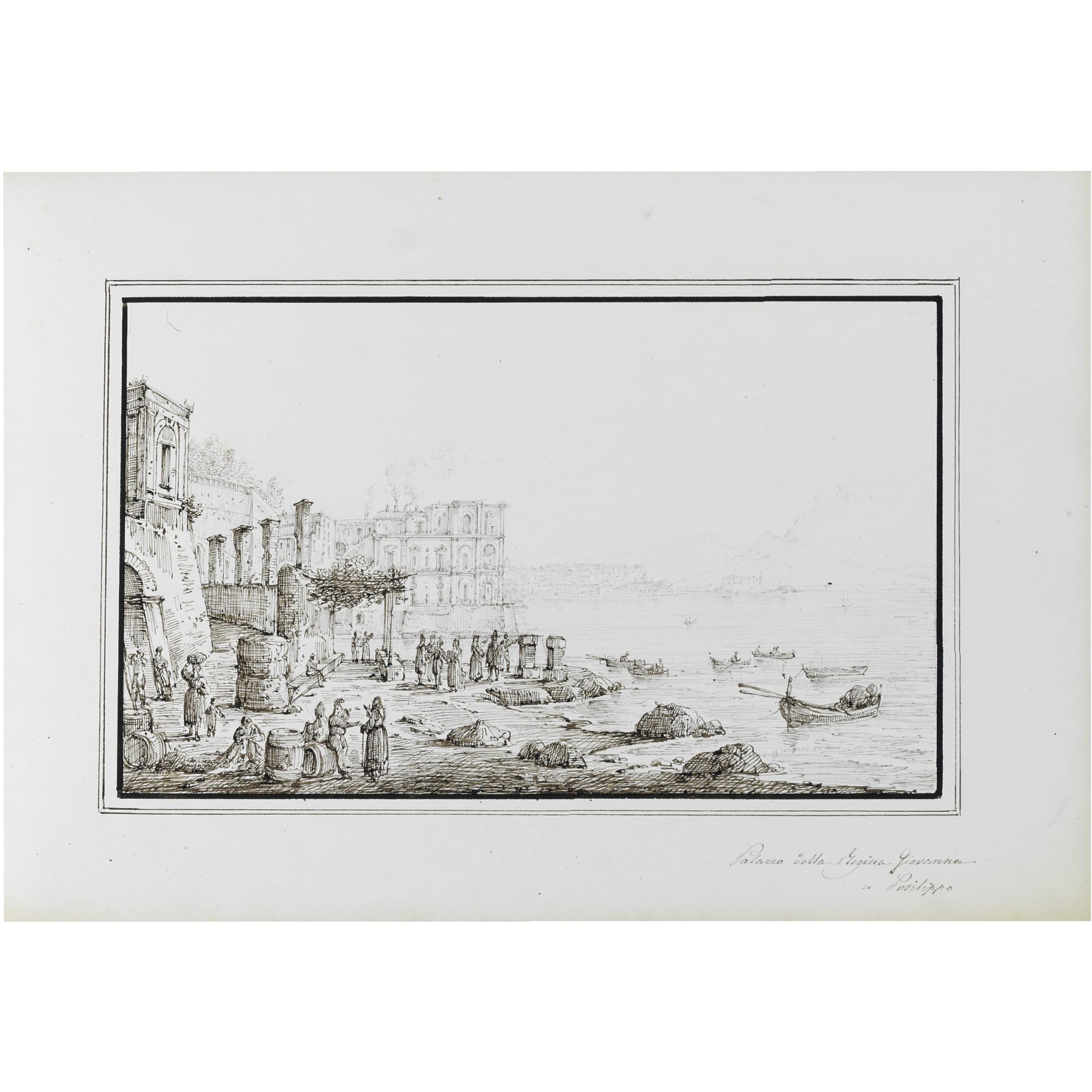 Senape, Antonio - Vedute Di Napoli, E De\' Suoi Contorni, Fatte Colla Penna Da Antonio Senape, Romano. Napoli: 1842