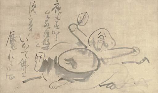 Sengai Gibon - Yawning Hotei