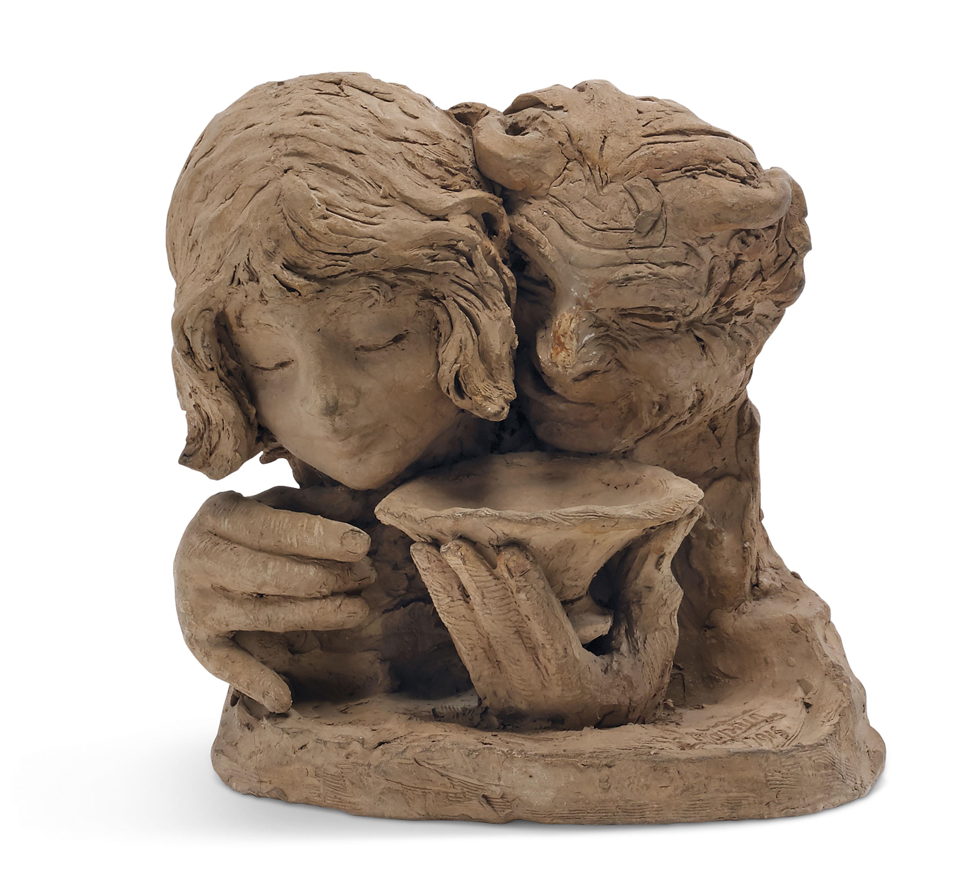 Seraphin Soudbinine - Satyr and nymph