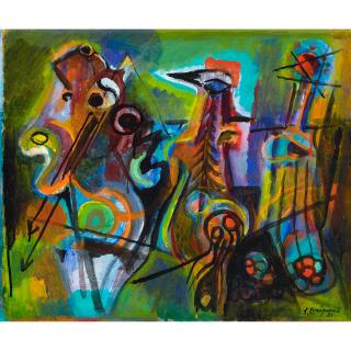 Serge Brignoni - Figures Métamorphose, 1987 Metamorphose Of Physiques, 1987