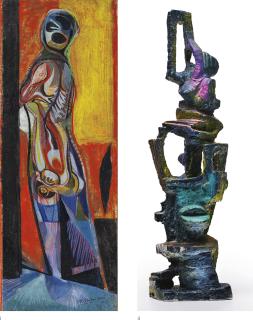 Serge Brignoni - I. Abstrakte Komposition Ii. Ohne Titel, 1985