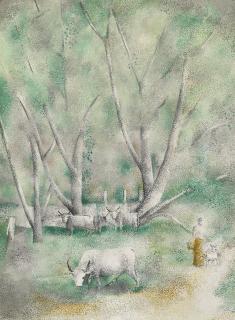 Serge Ferat - Cows In A Pasture