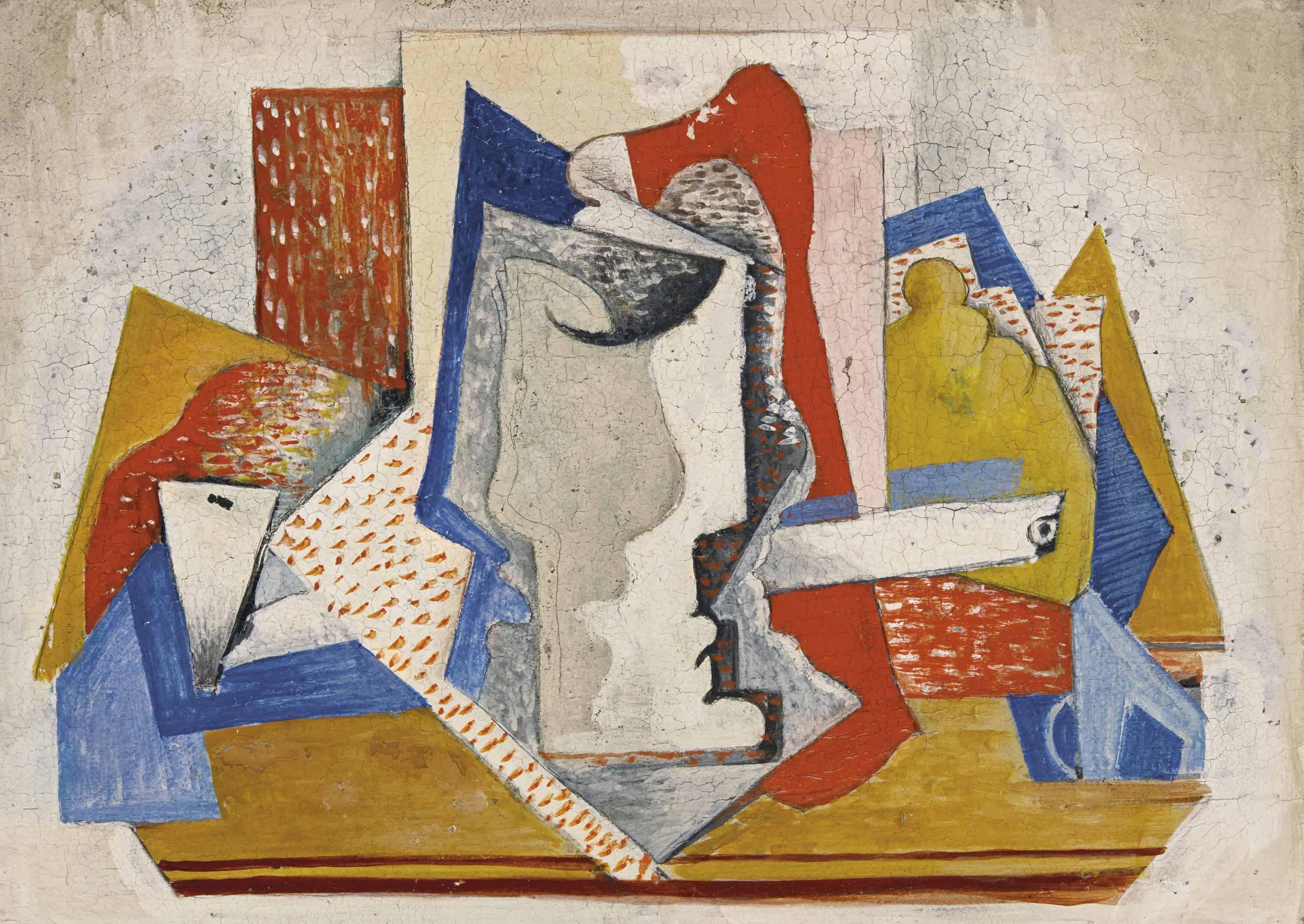 Serge Férat - Nature morte à la pipe