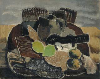 Serge Férat - Nature morte aux citrons verts et au pichet