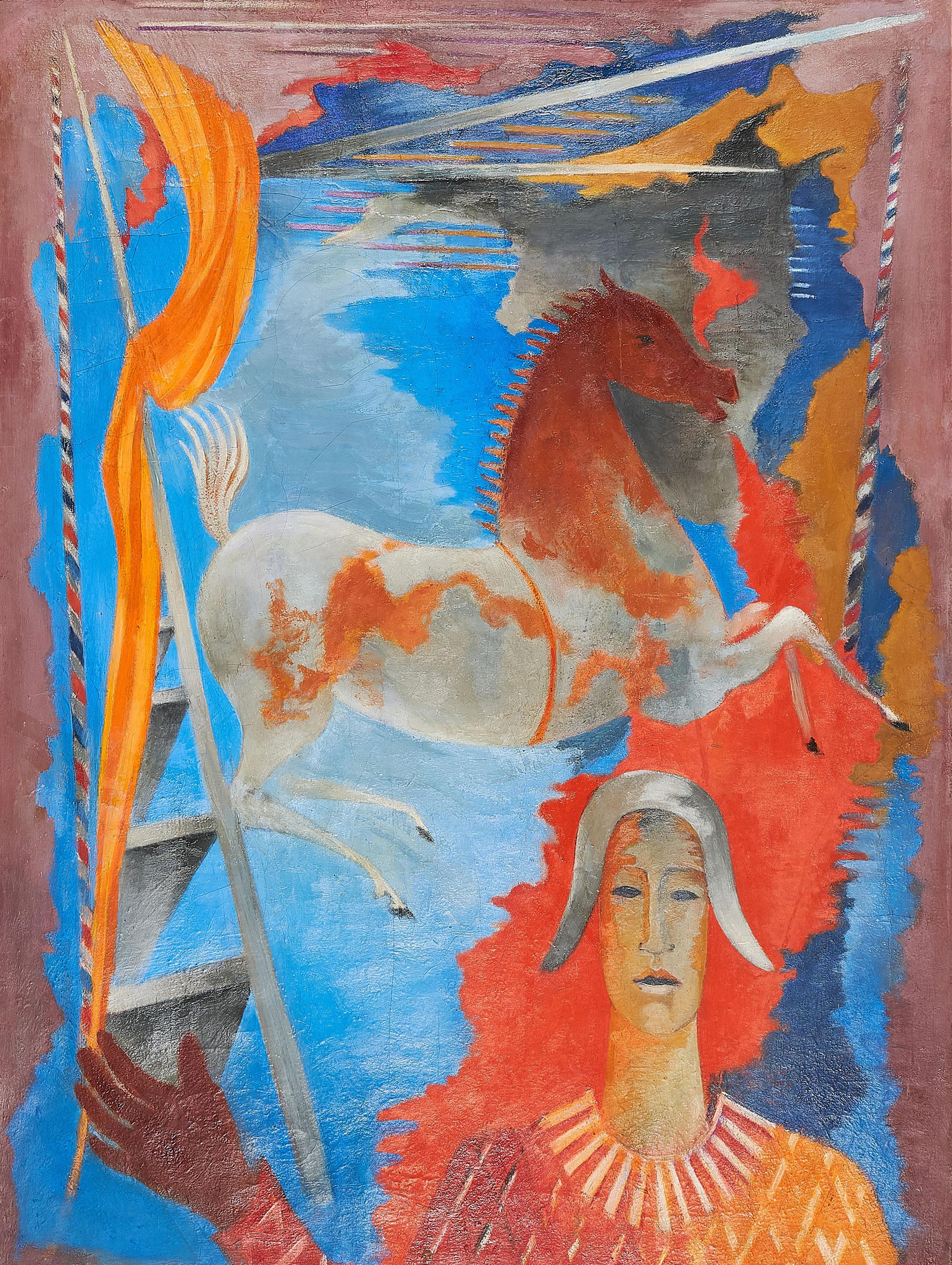 Serge Férat - Zirkuspferd.