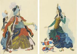 Serge Ivanoff - A Sultan and his Sultanah