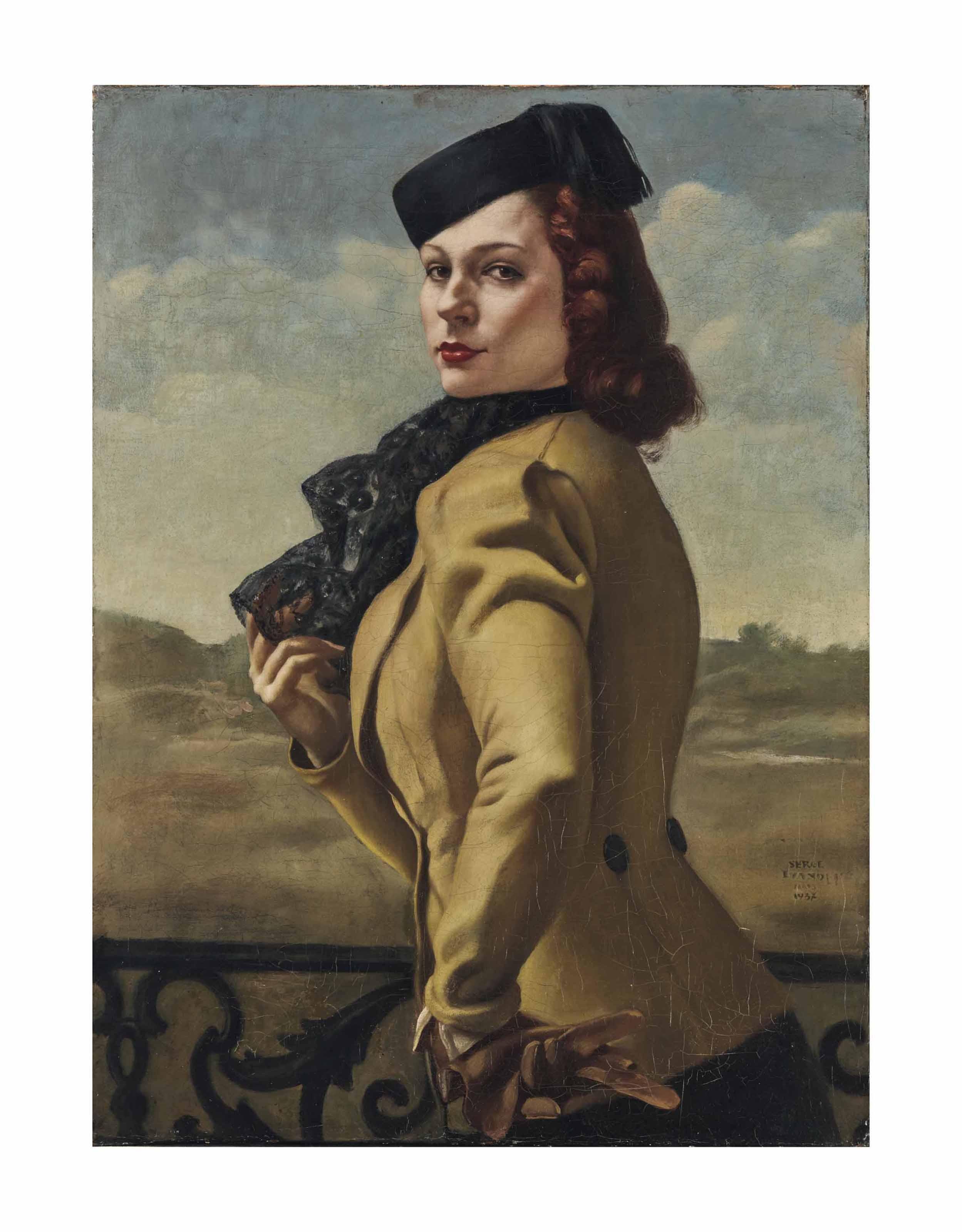 Serge Ivanoff - Portrait de femme