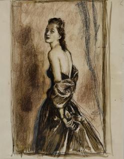 Serge Ivanoff - Portrait of artist\'s wife