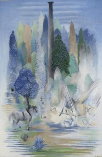 Serge Jastrebzoff Ferat - Wood Cutters - Deux Figures