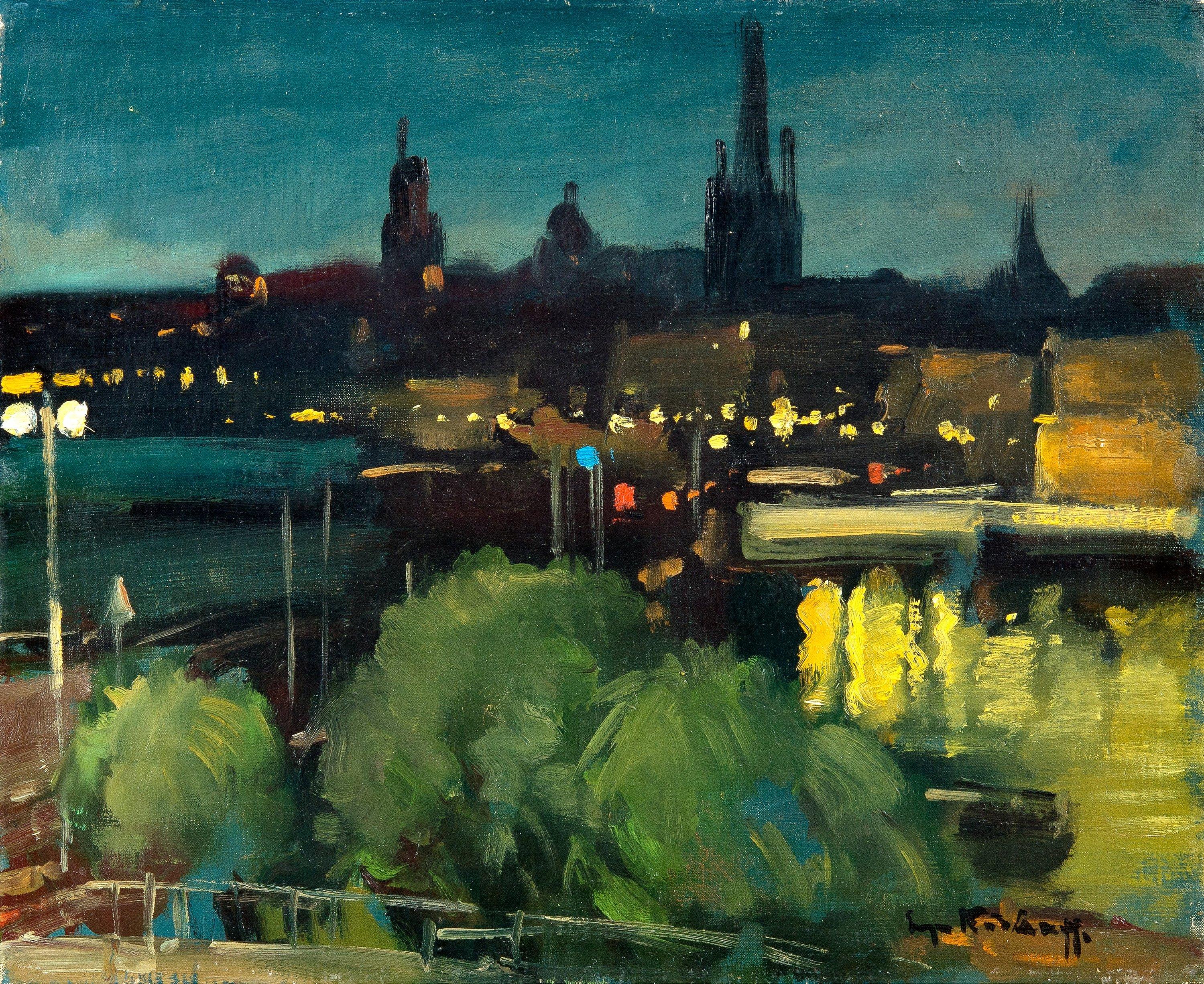 Serge Kislakoff - City At Night.