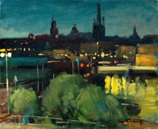 Serge Kislakoff - City At Night.
