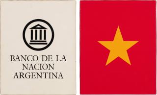 Serge Kliaving - Banco de la Nacion Argentina ; China Flag (two works)