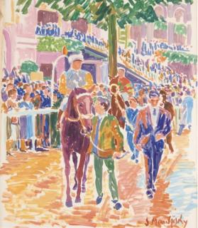 Serge Mendjisky - Courses À Longchamp