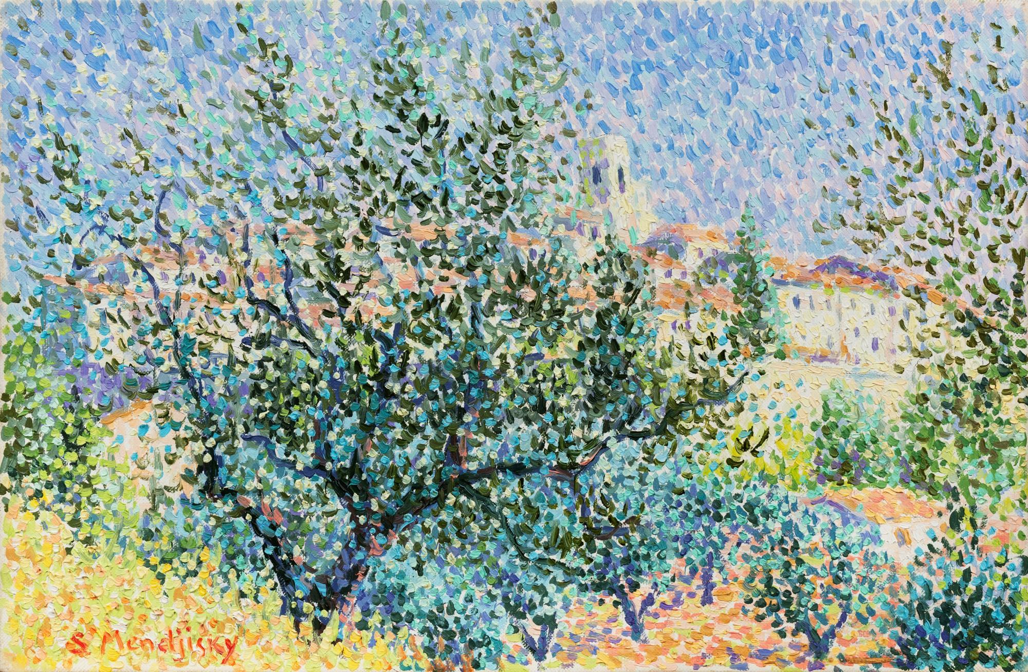 Serge Mendjisky - Le Village De Saint Paul De Vence