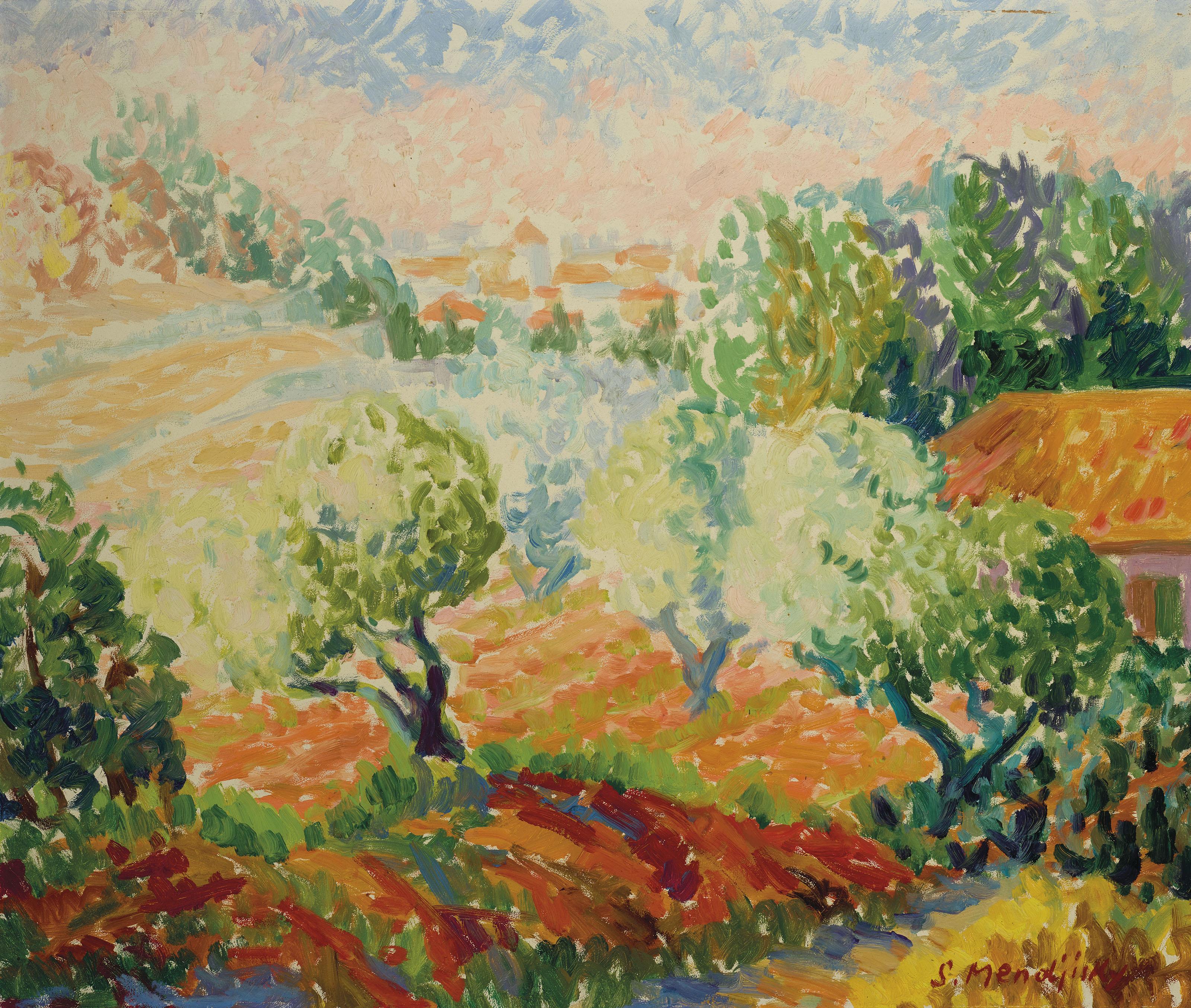 Serge Mendjisky - Oliviers