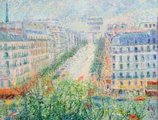 Serge Mendjisky - Paris, L\'Avenue Kléber