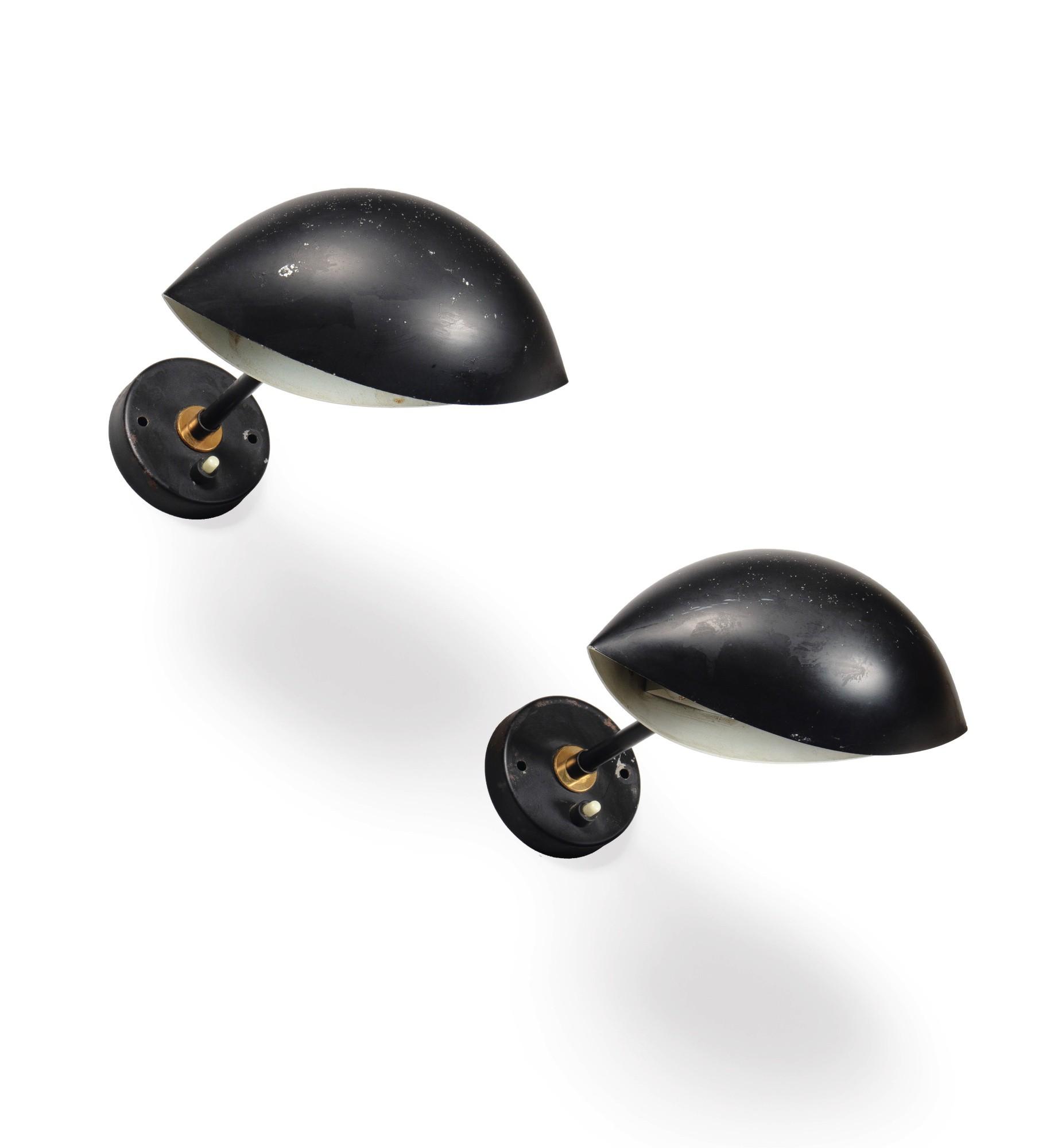 Serge Mouille - Pair Of Oeil Wall Lights [Paire D\'Appliques Oeil]