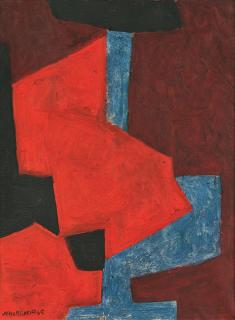 Serge Poliakoff - Composition abstraite.