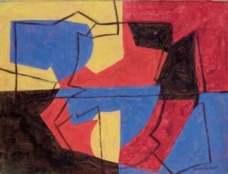 Serge Poliakoff - Composition aux traits