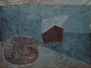 Serge Poliakoff - Composition Bleue Et Brune