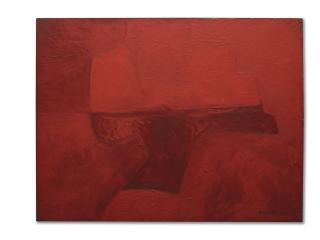 Serge Poliakoff - Composition en rouge