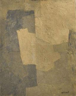 Serge Poliakoff - Composition Gris Monochrome