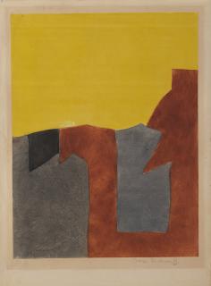 Serge Poliakoff - Composition grise, brune et jaune