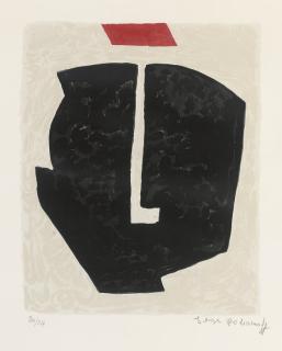 Serge Poliakoff - Composition in Black and Red (Poliakoff & Schneider 74)