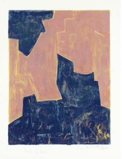 Serge Poliakoff - Composition In Blue And Orange (Poliakoff & Schneider 35)