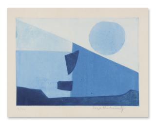 Serge Poliakoff - Composition in blue