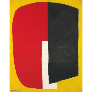 Serge Poliakoff - Composition Jaune, Rouge, Noir, Blanc