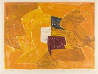 Serge Poliakoff - Composition orange.