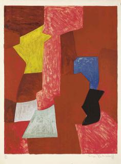 Serge Poliakoff - Composition rouge, jaune et bleue (Poliakoff & Schneider 13)
