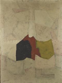 Serge Poliakoff - Jaune, rouge, noir et rose pâle