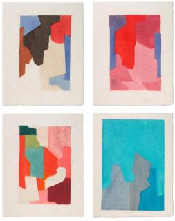 Serge Poliakoff - Pierre Albert-Birot, Parménide, Published By La Rose Des Vents, Paris, 1964