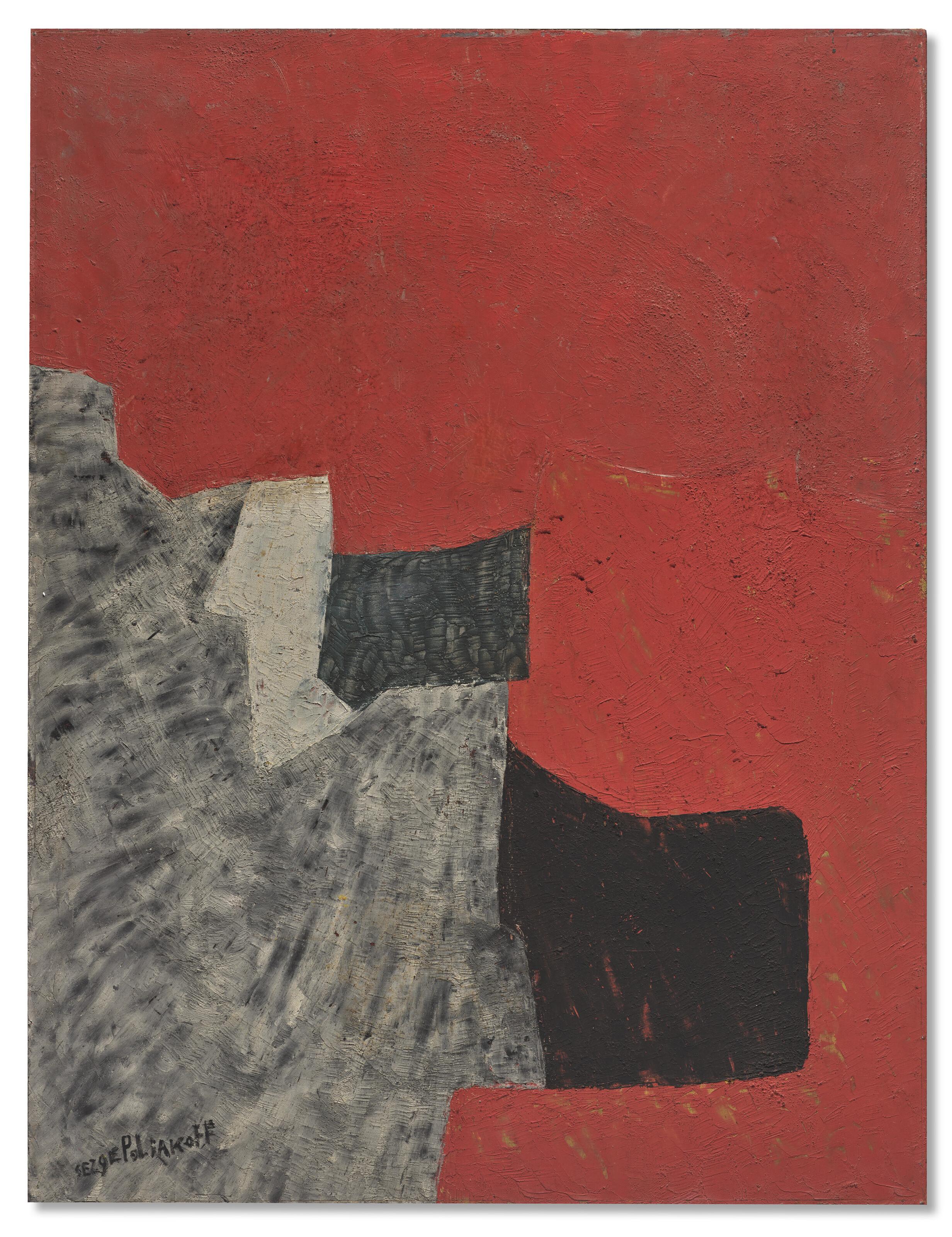 Serge Poliakoff - Rouge et gris