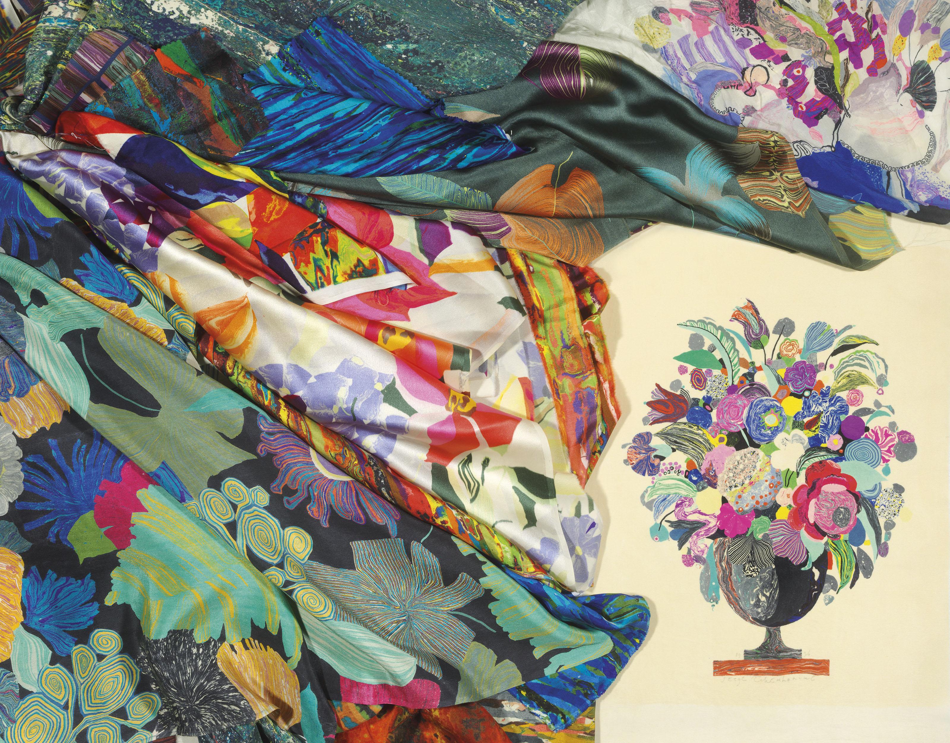 Sergei Chekhonin - Neon bouquet