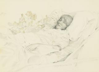 Sergei Chekhonin - Portrait of the artist’s wife, Lydia Vytchegjanine (1889-1960)