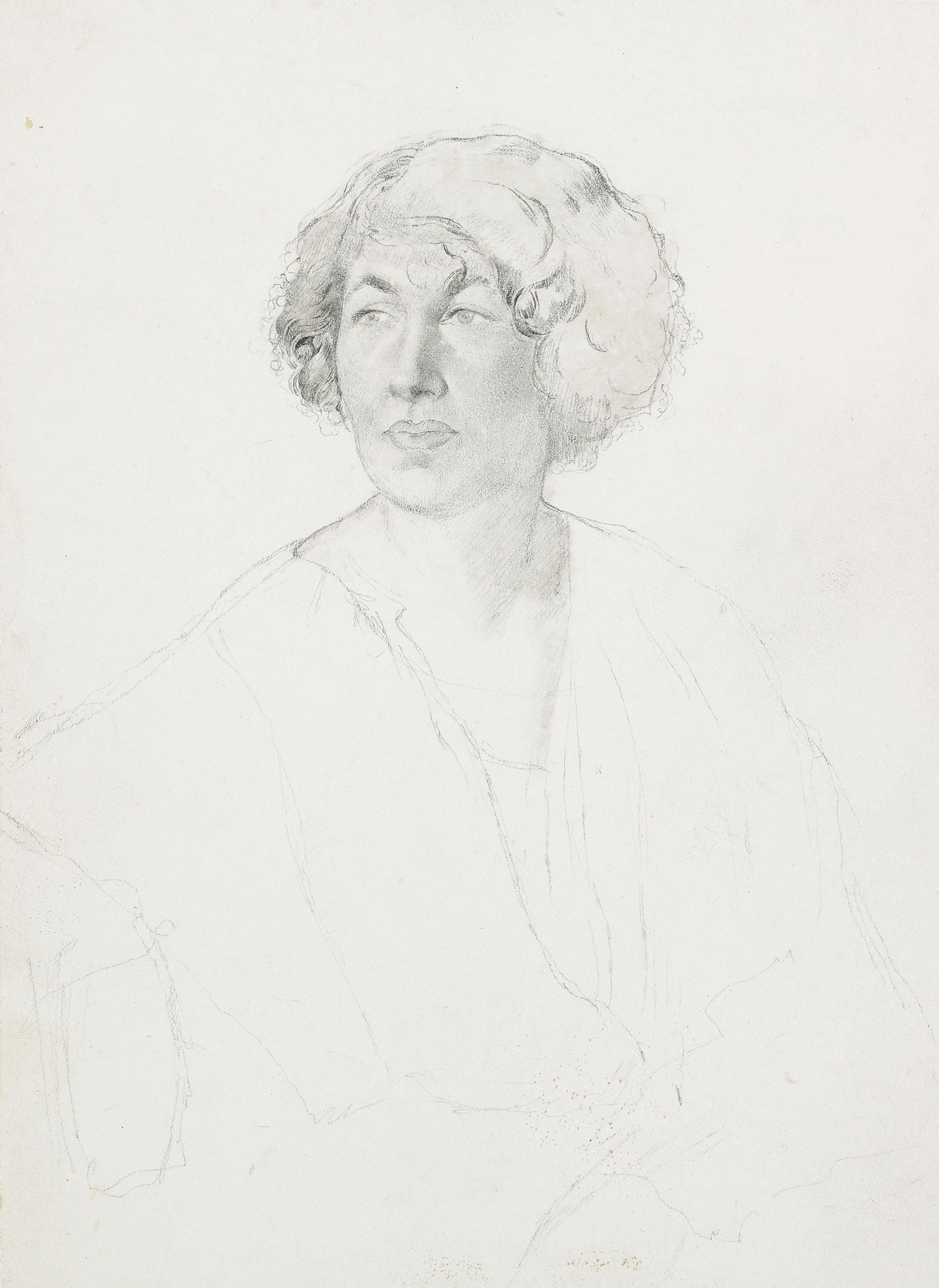 Sergei Chekhonin - Two portraits of the artist’s wife, Lydia Vytchegjanine (1889-1960)