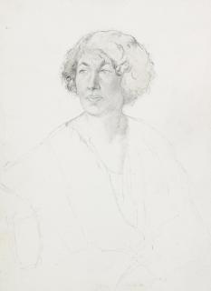 Sergei Chekhonin - Two portraits of the artist’s wife, Lydia Vytchegjanine (1889-1960)