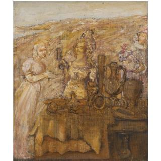 Sergei Essaian - Portrait Of The Wife Of Willem Heda